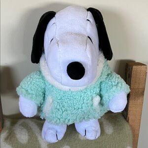 NWT Peanuts Snoopy Plush with Blue Coat